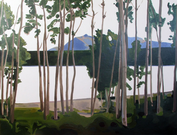 Yukon 2010, oil on canvas, 117x100cm